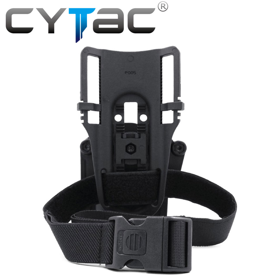 (งานแท้) ซองปืน Mega-Fit + เพลทลดต่ำ + รัดขา ยี่ห้อ Cytac