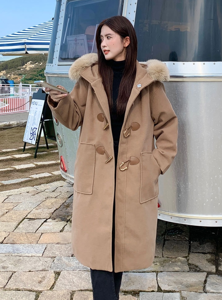 2324-0038 โค้ทวูล ไซส์ใหญ่น้า มีเฟอร์ฟูๆ