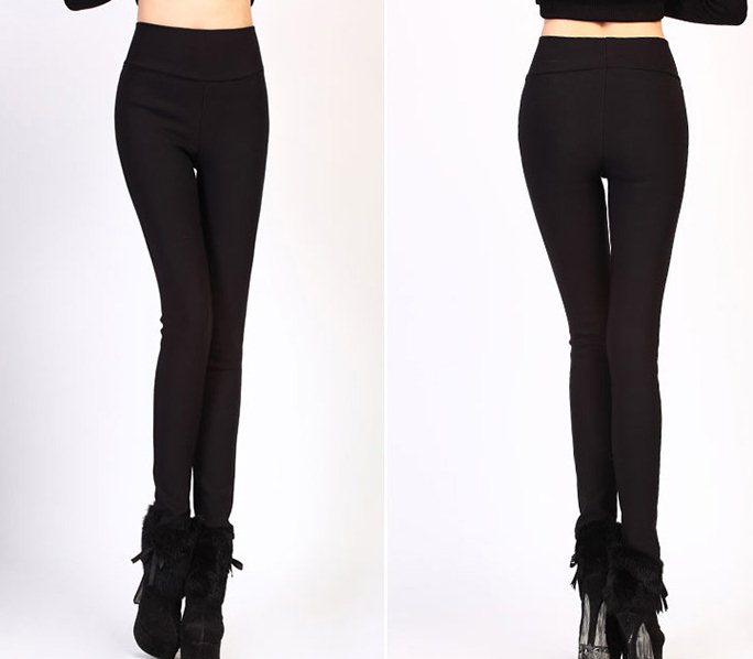 PreOrderคนอ้วน - เลคกิ้งกันหนาวแฟชั่น ผ้าฝ้ายโพลิเอสเตอร์ ข้างในเป็นผ้ากำมะหยี่ ยืดได้อีก สี : น้ำเงิน / ไวน์แดง / ดำ