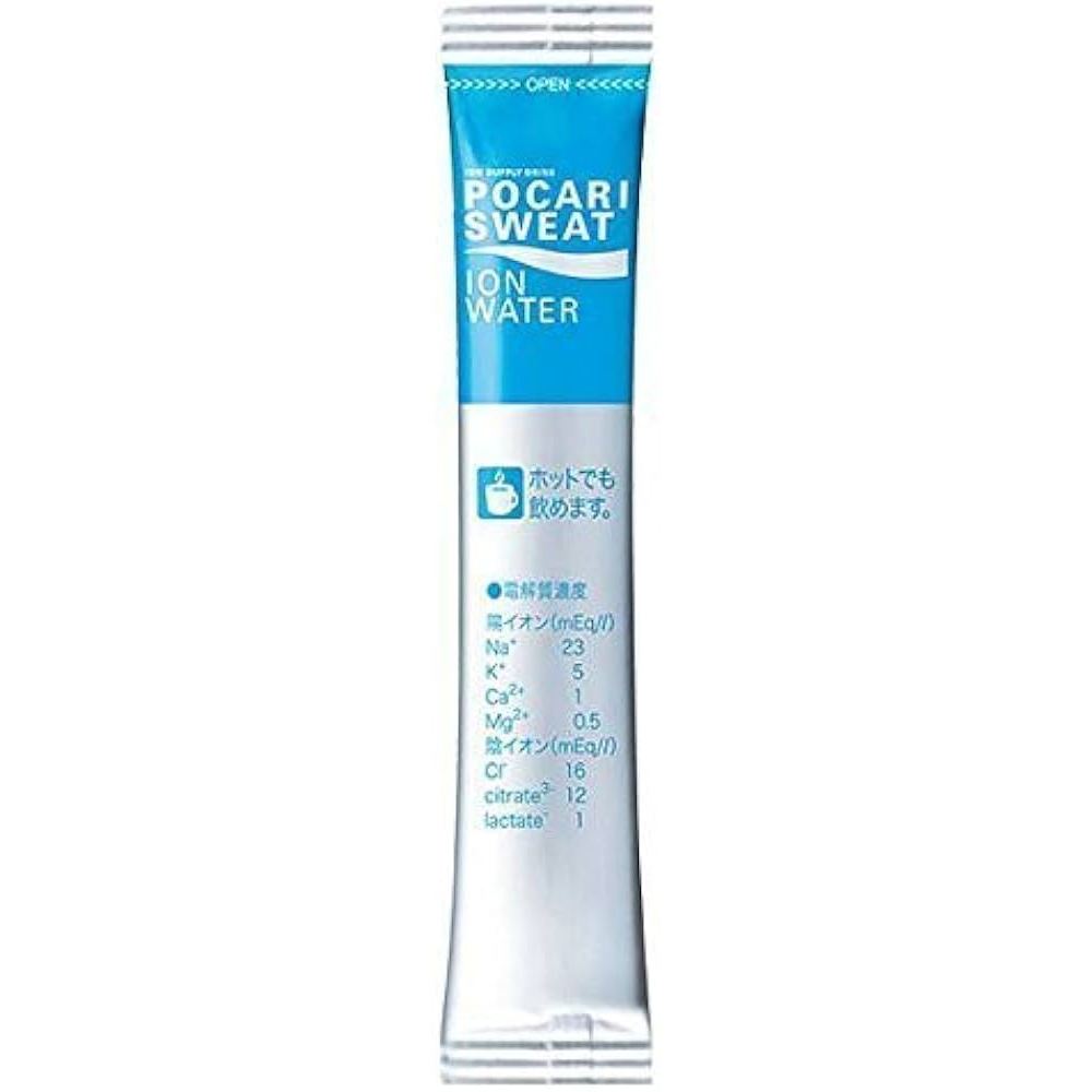 กล่องใหญ่ Pocari Sweat Ion Water Powder Stick Type (5.4g * 96 ) ผงเกลือแร่ไอออนอีเล็กโทรไลต์ โพคาริสเวทผสมน้ำ 5.4g 96ห่อ