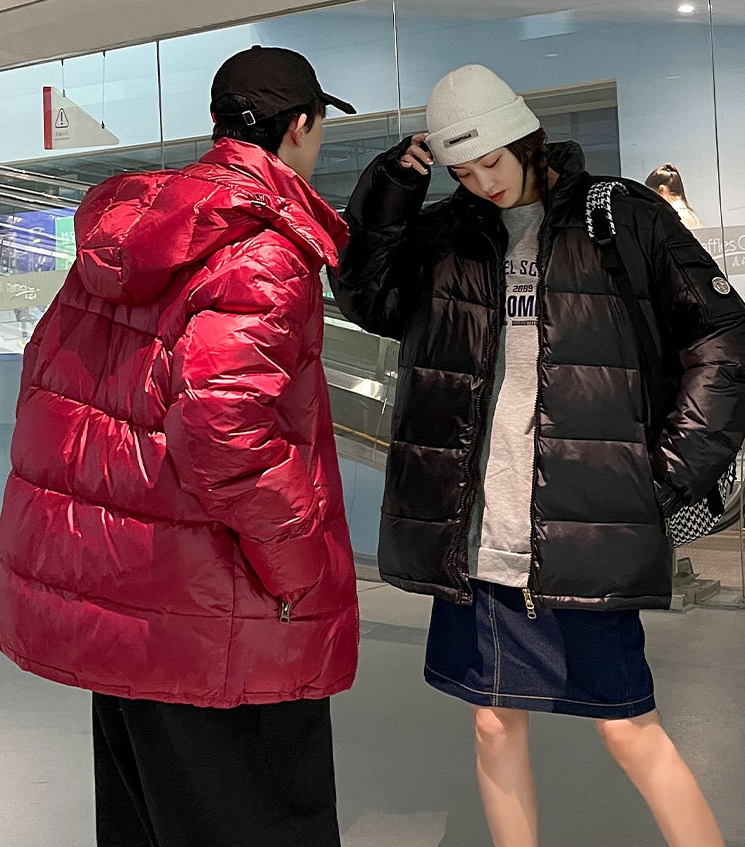 M2324-0010 แจ๊คเก็ตผ้าร่ม บุขนเป็ด ใส่ได้ทั้งชาย/หญิงเลย