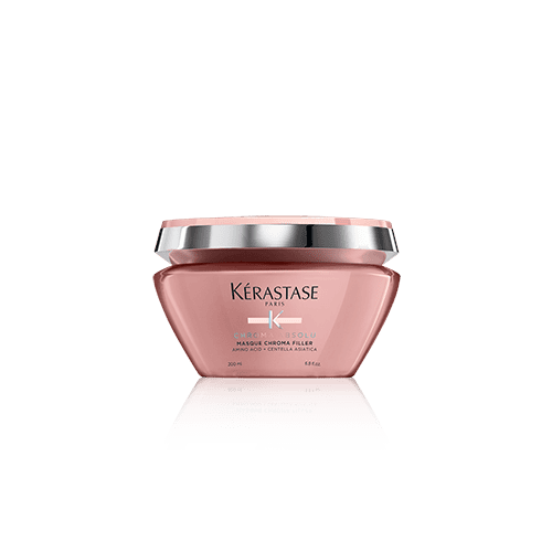 Kerastase Masque Chroma Filler 200g เคเรสตาส โครมา แอบโซลู มาส์ก โครมา ฟิลเลอร์ มาส์กบำรุงผมเสริมความแข็งแรง ปรับลดเม็ดสีแดงของผมทำสี