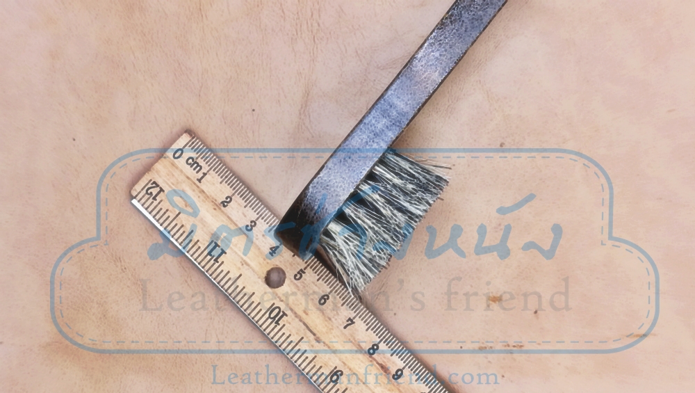 แปรงขนม้าเล็ก ผสมขนหมู สำหรับงานรองเท้าปัดฝุ่นลงแวกซ์