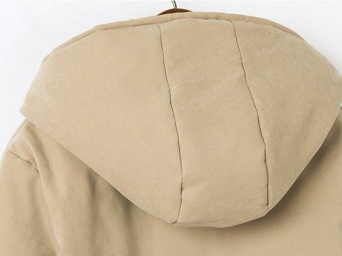 PreOrderคนอ้วน - เสื้อกันหนาวแฟชั่น ไซส์ใหญ่ ผ้าฝ้ายโพลิเอสเตอร์ บุนวมหนา มีHood สี : กากี / น้ำเงิน / ดำ