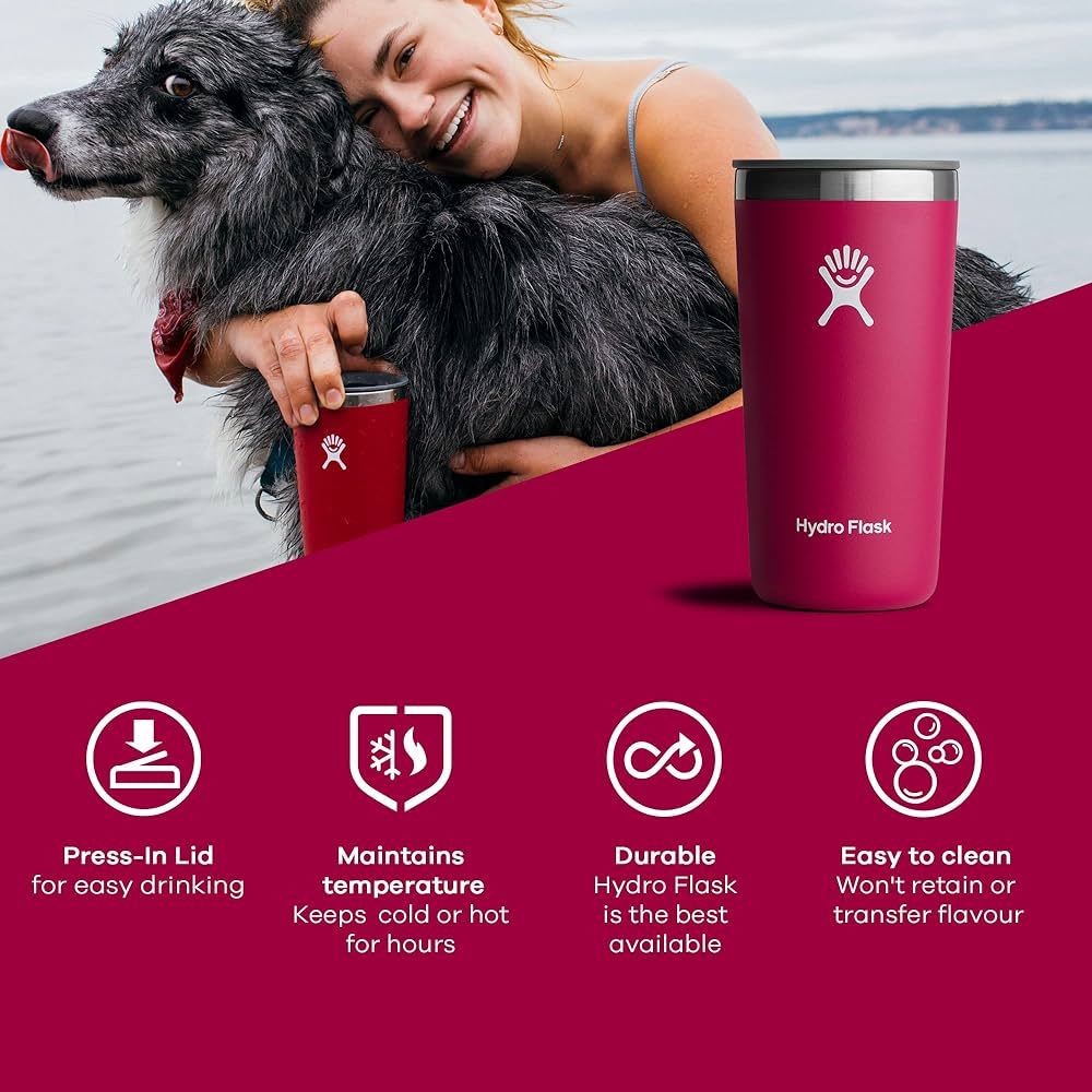 28OZ ใหญ่!! HYDRO FLASK รุ่น ALL AROUND TUMBLERS ไฮโดรฟลาสก์ ขนาด 28 oz 828 ml แก้วสูญญากาศ เก็บความร้อน-เย็น มีฝาปิด
