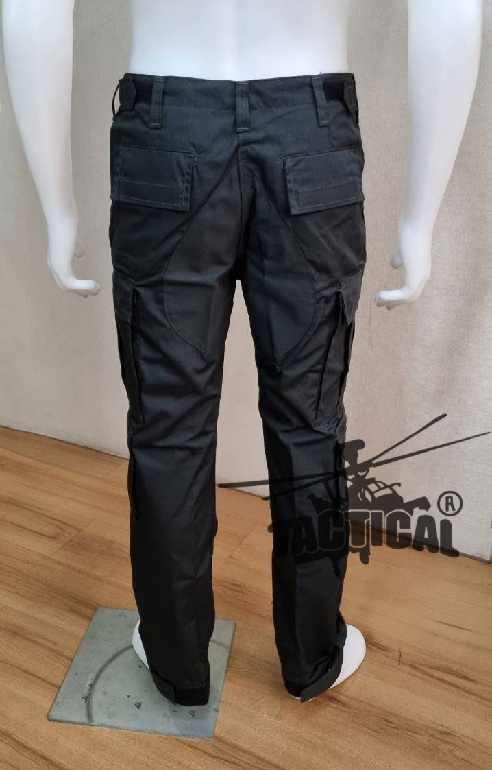 กางเกงเดี่ยว ACU(5) เขียวเข้ม ผ้ากันลม (มีตีนตุ๊กแกปลายขา)