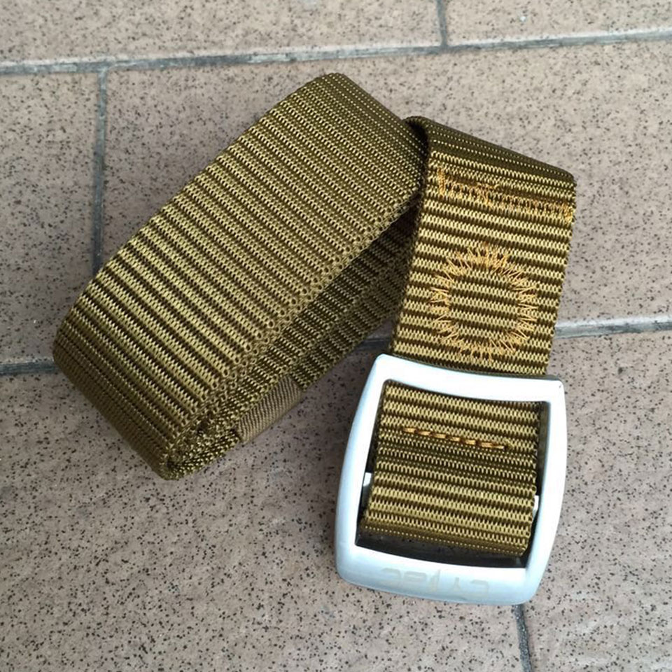 เข็มขัดไนลอน หัวเงินเงา Cytac