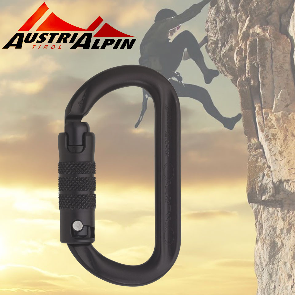 AustriAlpin Accessory Carabiner – OVALO ID 3 Way Autolock
