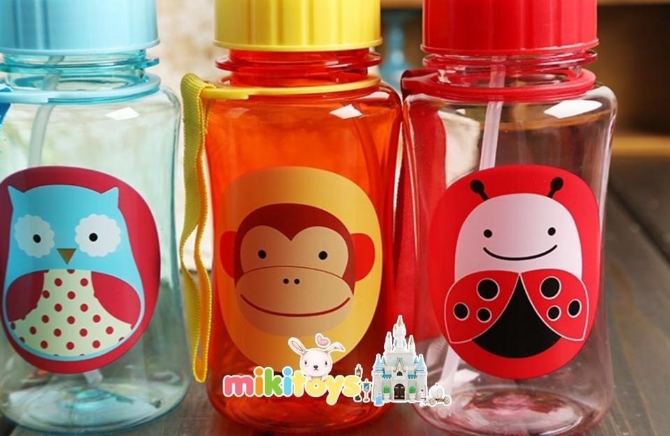 ขวดน้ำดื่ม กระติกน้ำเด็ก แบรนด์Skip Hop ลายน่ารักเหมาะกับเด็กๆค่ะ *BPA Free ปลอดภัย(ฟรีค่าจัดส่ง)