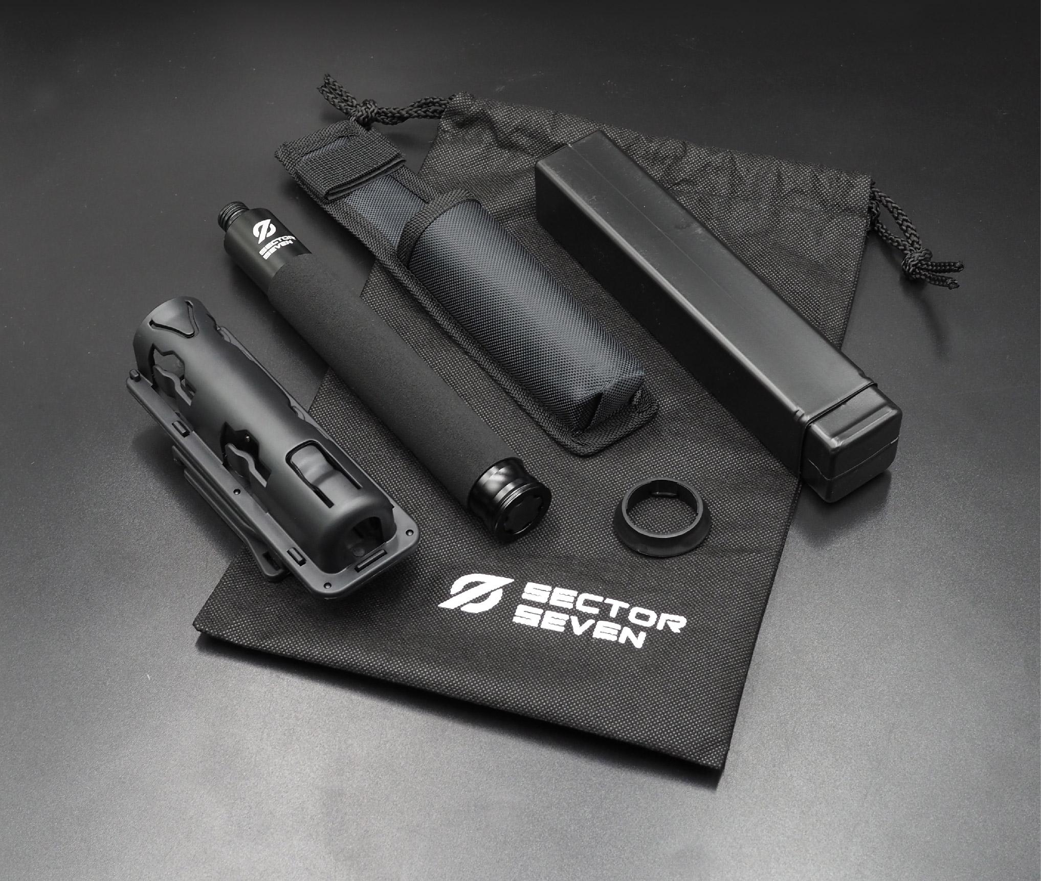 ดิ้วกดตูด 20 นิ้ว + ซองไฟเบอร์ ทน เก็บง่าย (ของแท้ Sector Seven)