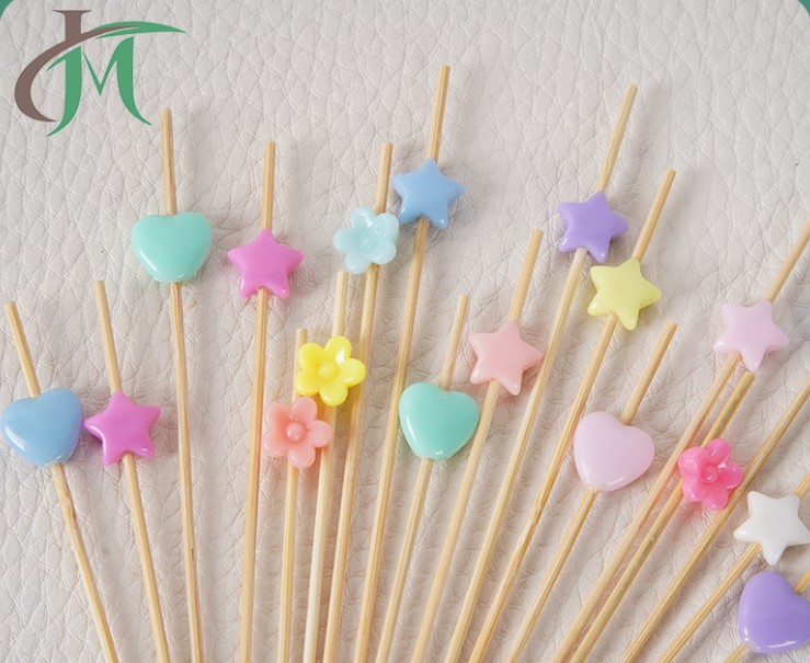 ไม้จิ้ม-ไม้เสียบอาหาร ความยาว 12 ซม. (แพ็ค 98-100 ชิ้น)