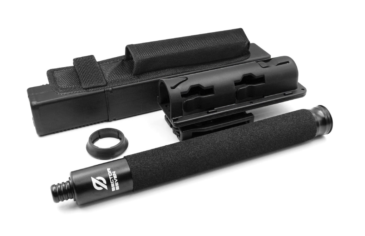 ดิ้วกดตูด 24 นิ้ว + ซองไฟเบอร์ ทน เก็บง่าย (ของแท้ Sector Seven)