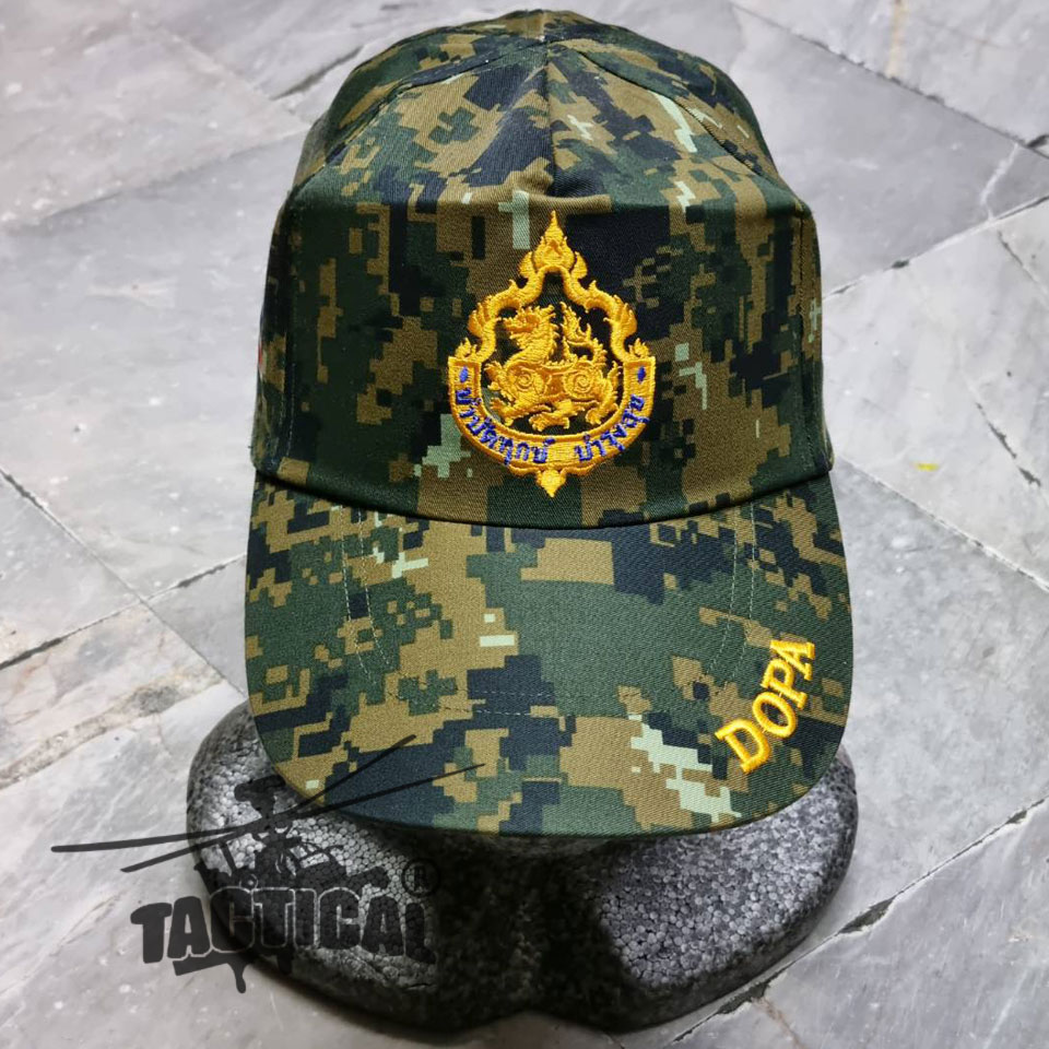 หมวกแก๊ป ดต.อส. กรมการปกครอง ระเบียบใหม่ ซิปหลัง