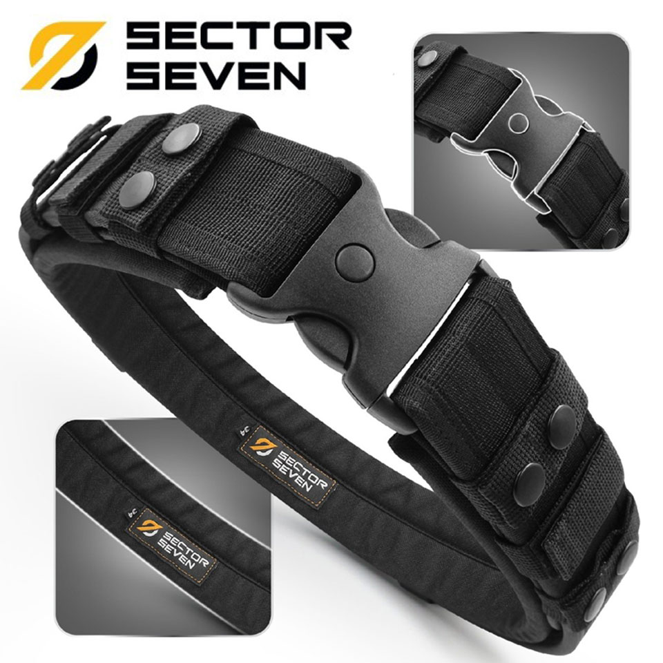 เข็มขัด 191 บุนวม Sector Seven หัว Safety-Lock
