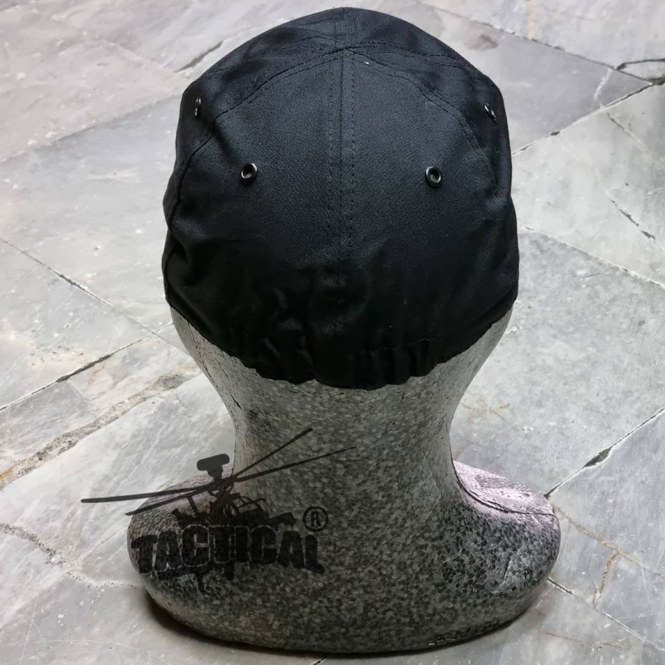 หมวกแก๊ปยางยืด ดำ/กรมท่า