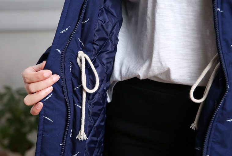 PreOrderเสื้อผ้าคนอ้วน - เสื้อกันหนาวไซส์ใหญ่ ผ้าฝ้าย บุนวม มีซับใน มีHood สี : น้ำเงิน / ไวน์แดง / ดำ