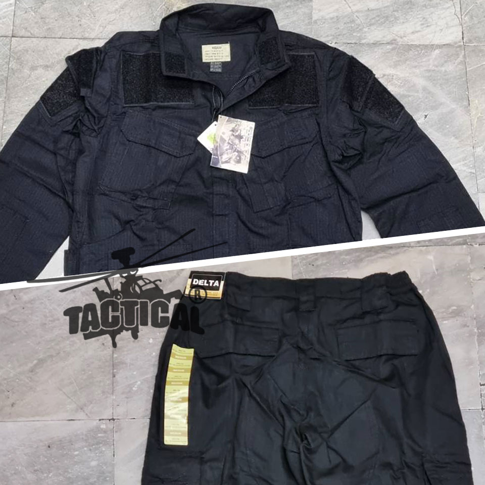 ชุดเวส Delta 4 กระเป๋า (กรมท่า / ดำ)