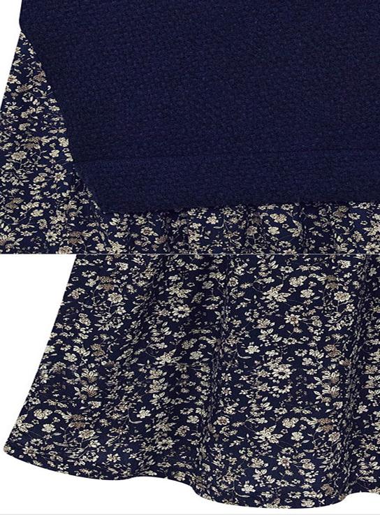 PreOrderไซส์ใหญ่ - เดรส-เสื้อกันหนาวไซส์ใหญ่ คนอ้วน เป็นชิ้นเดียวกัน เป็นอีกแบบที่น่ารัก ๆ ค่ะ สี : ดำ / น้ำเงิน