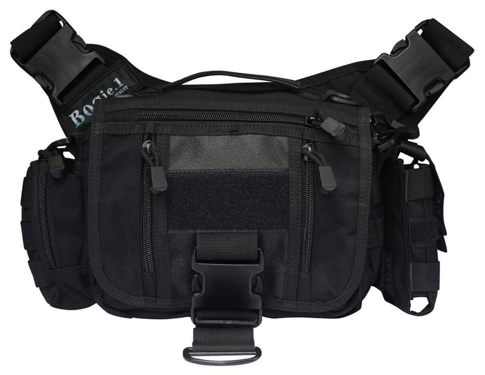 กระเป๋าปืนสะพายไหล่ สี่เหลี่ยมกลาง ผ้า Cordura