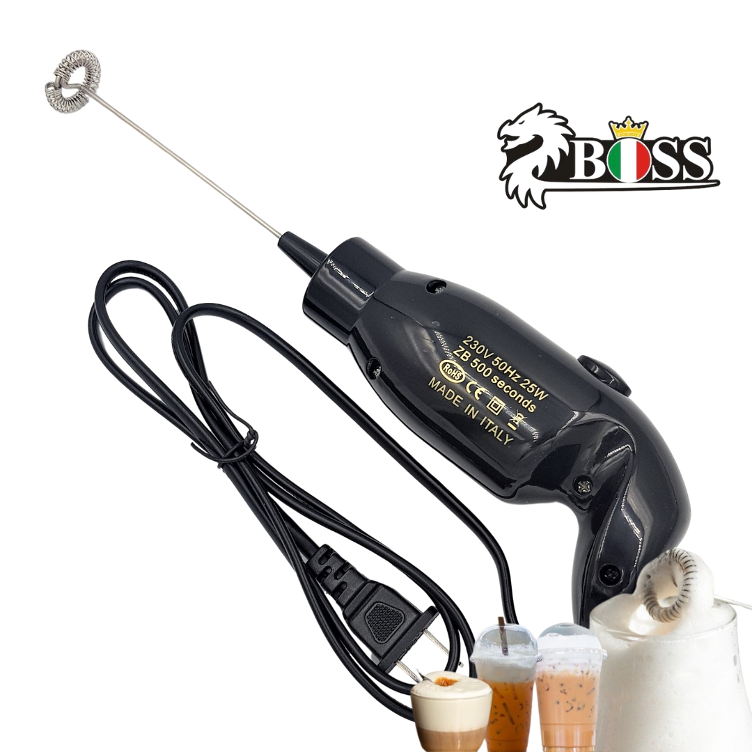 เครื่องปั่นฟองนมไฟฟ้า ตีฟองนมไฟฟ้า 25 วัตต์ BOSS รุ่น ZB500 หัวตี 1 ชั้น รหัส 0974