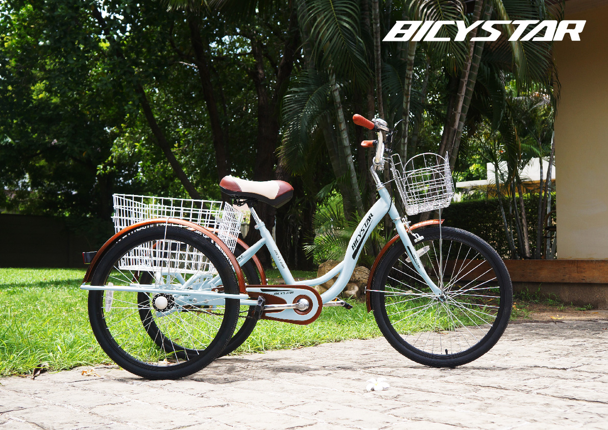 จักรยานแม่บ้าน3ล้อ BikeStar ล้อ 24 นิ้ว