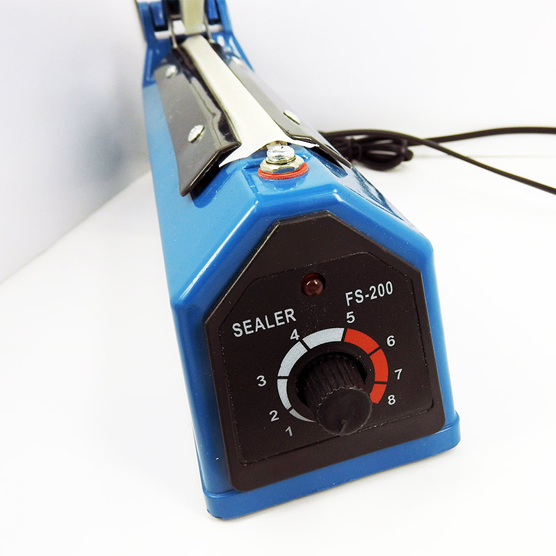 เครื่องซีลไฟฟ้าแบบกด ยาว 200 mm.สำหรับถุงพลาสติก PPและ PE 1608-115