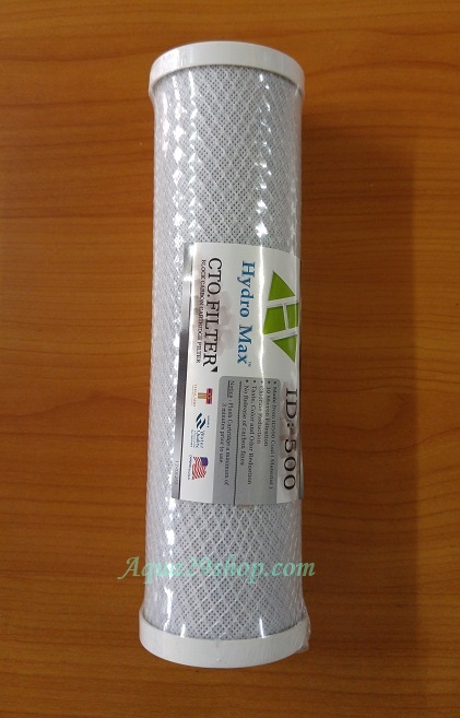 ไส้กรอง Carbon Block ยี่ห้อ Hydro Max 10 นิ้ว