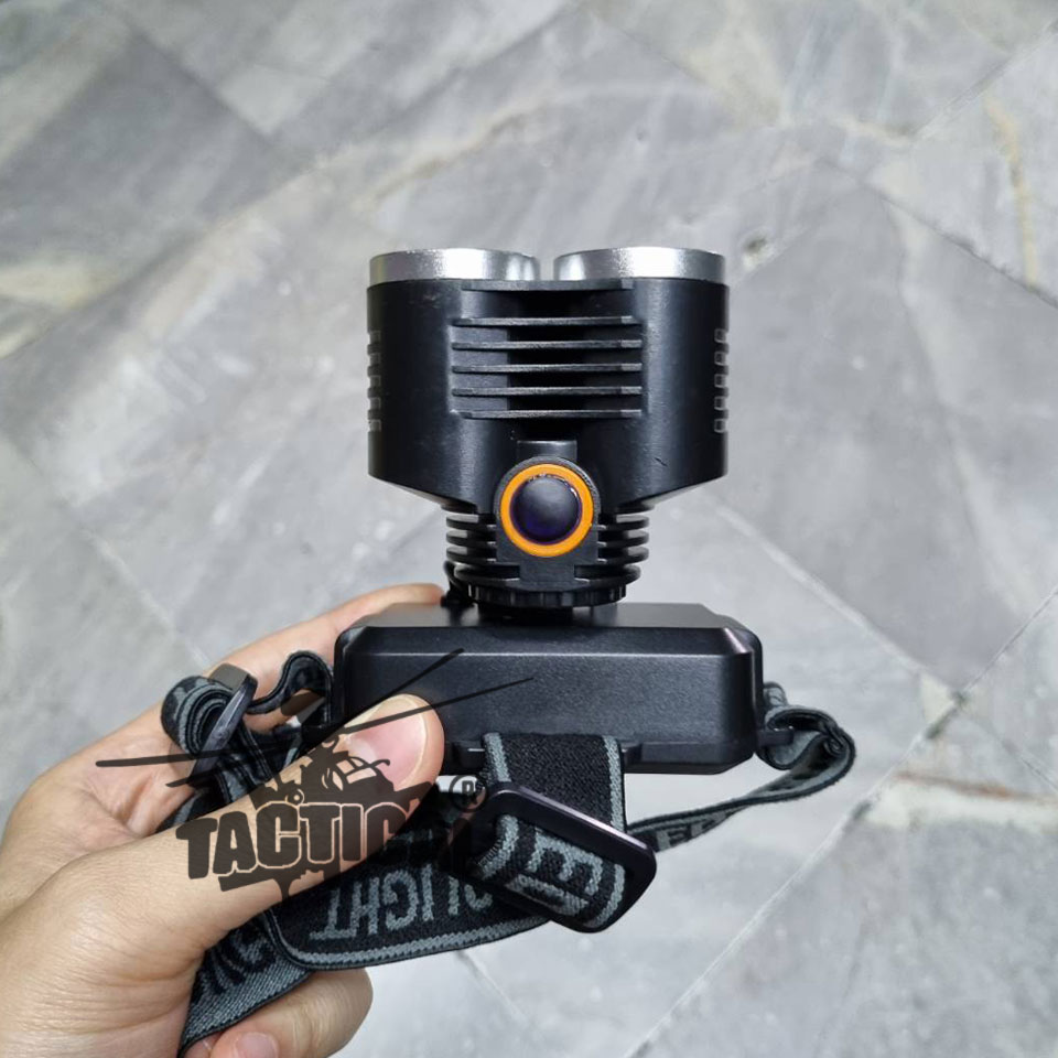 ไฟฉายคาด 2 หัว LED แบบชาร์จไฟได้