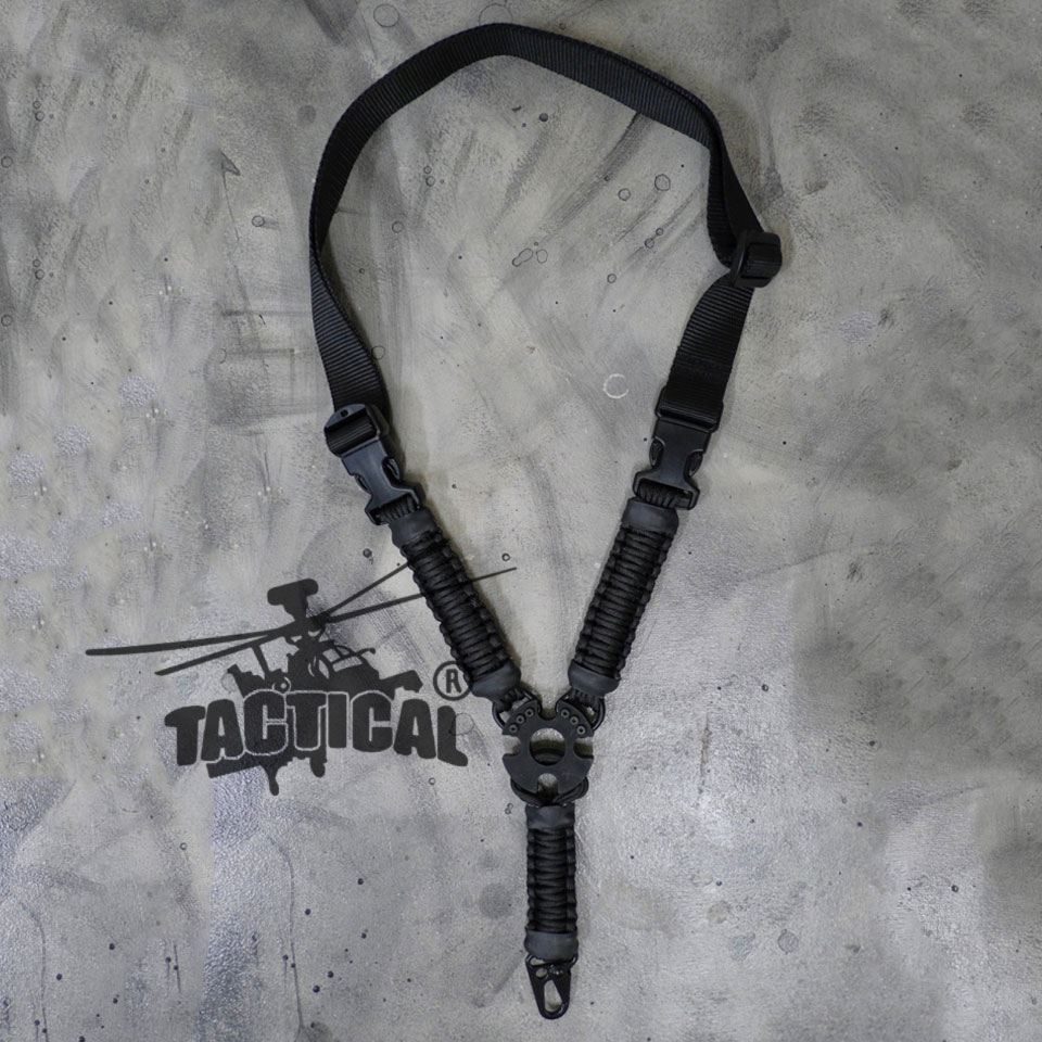 สายสะพายปืนเชือกพาราคอร์ด 1 จุด