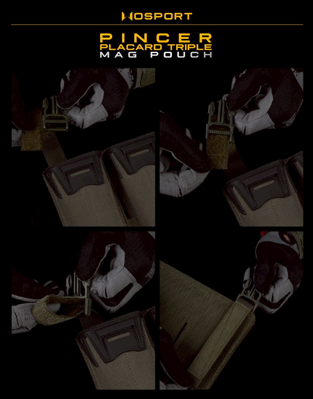 ซองแม็กกาซีนทรง Pincer (Wosport)