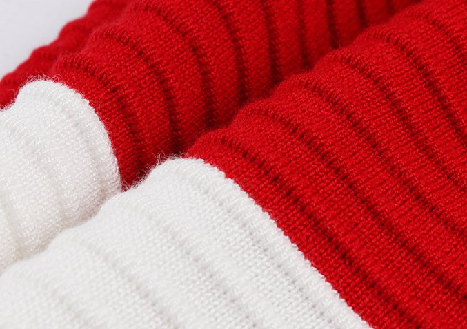 PreOrderคนอ้วน - เสื้อไหมพรมกันหนาวแฟชั่น ไซส์ใหญ่ คนอ้วน ผ้าไหมพรม ไม่หนา สี : แดง / ชมพู