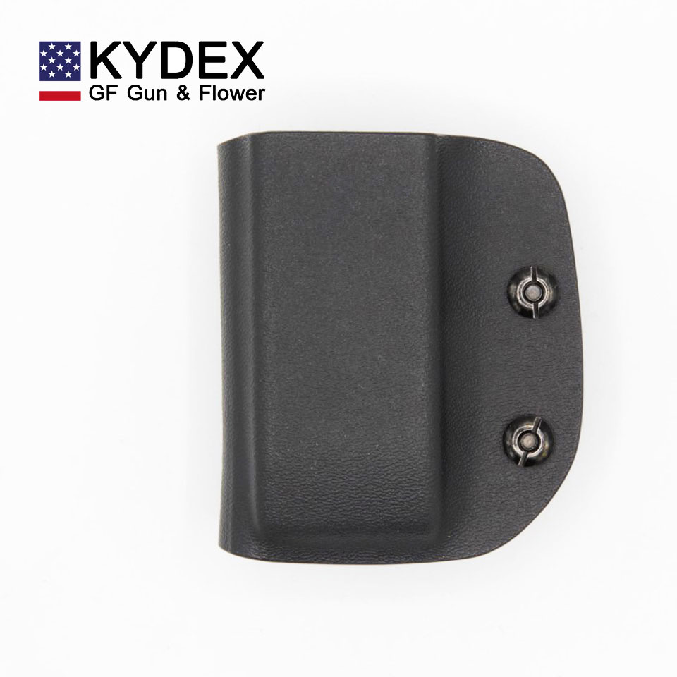 ซองแม็กเดี่ยว Kydex พกใน + นอก 9 มม. แถวคู่