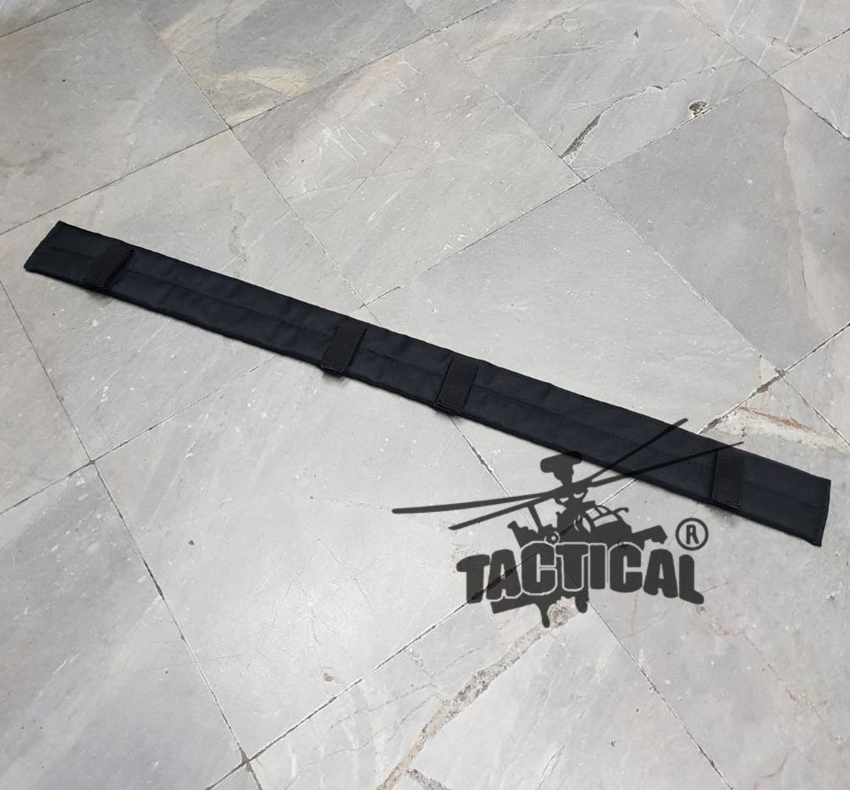 แผ่นรองเข็มขัด ผ้า 1000D สีดำ