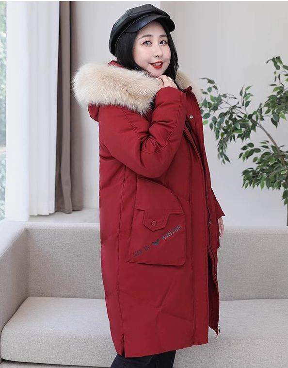 2324-0047 เสื้อกันหนาวไซส์ใหญ่ อกรุ่นนี้มีถึง 68 นะคะ มีเฟอร์ Hood