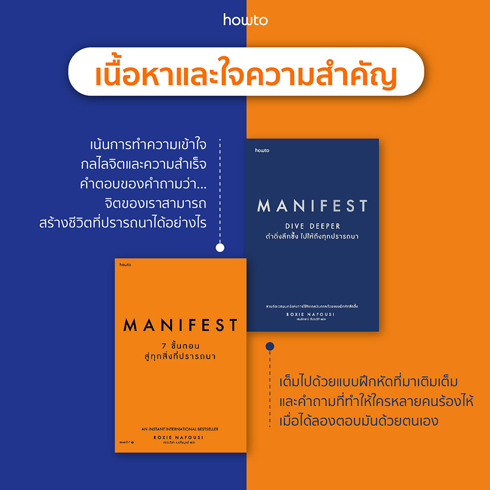(พร้อมส่ง) Manifest Dive Deeper ดำดิ่งลึกซึ้ง ไปให้ถึงทุกปรารถนา + Manifest 7 ขั้นตอนสู่ทุกสิ่งที่ปรารถนา