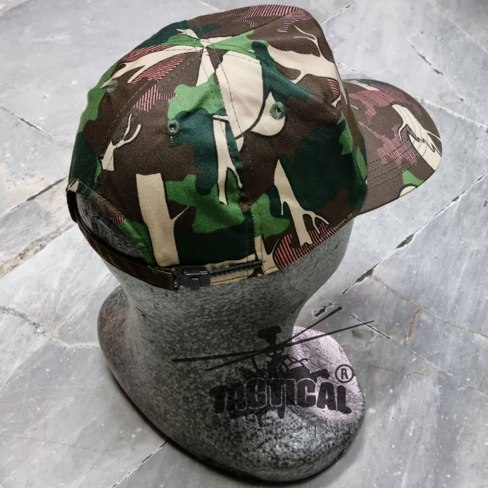 หมวกแก๊ป ป่าไม้ลายเก่า ซิปหลัง