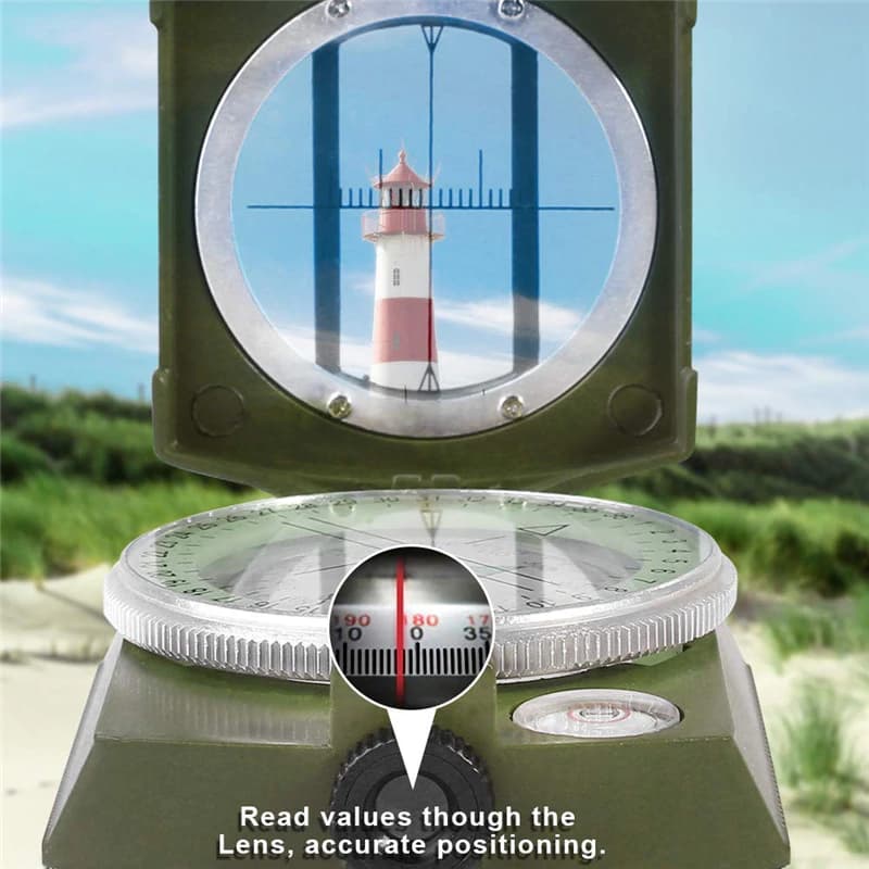 เข็มทิศ ทหาร (Lensatic Compass)