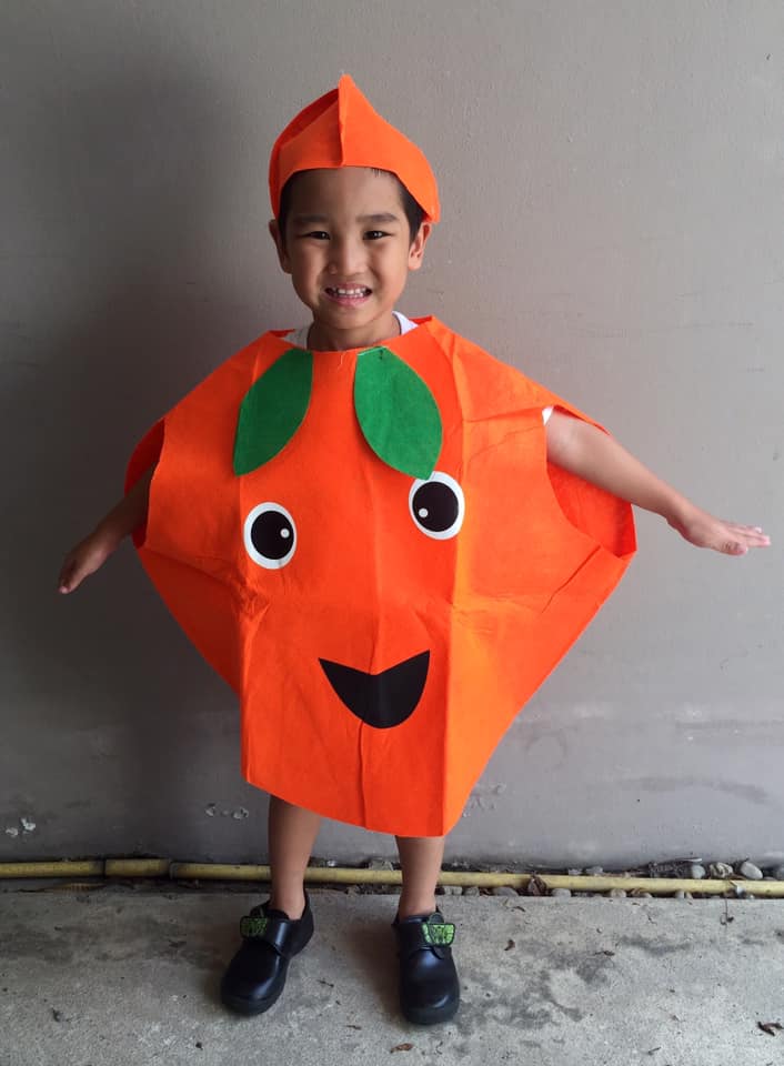 ชุดแฟนซีผักผลไม้สำหรับเด็ก