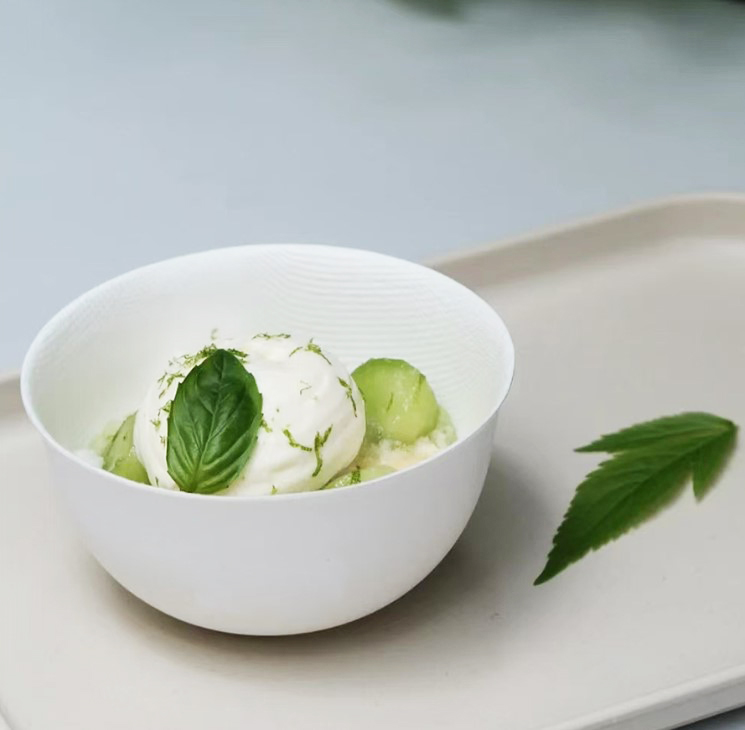 ถ้วยไอศครีม-ขนม-ชา ทรงกลม ขนาด 240 ml. แพ็ค 50 ชิ้น (ไม่มีฝา)