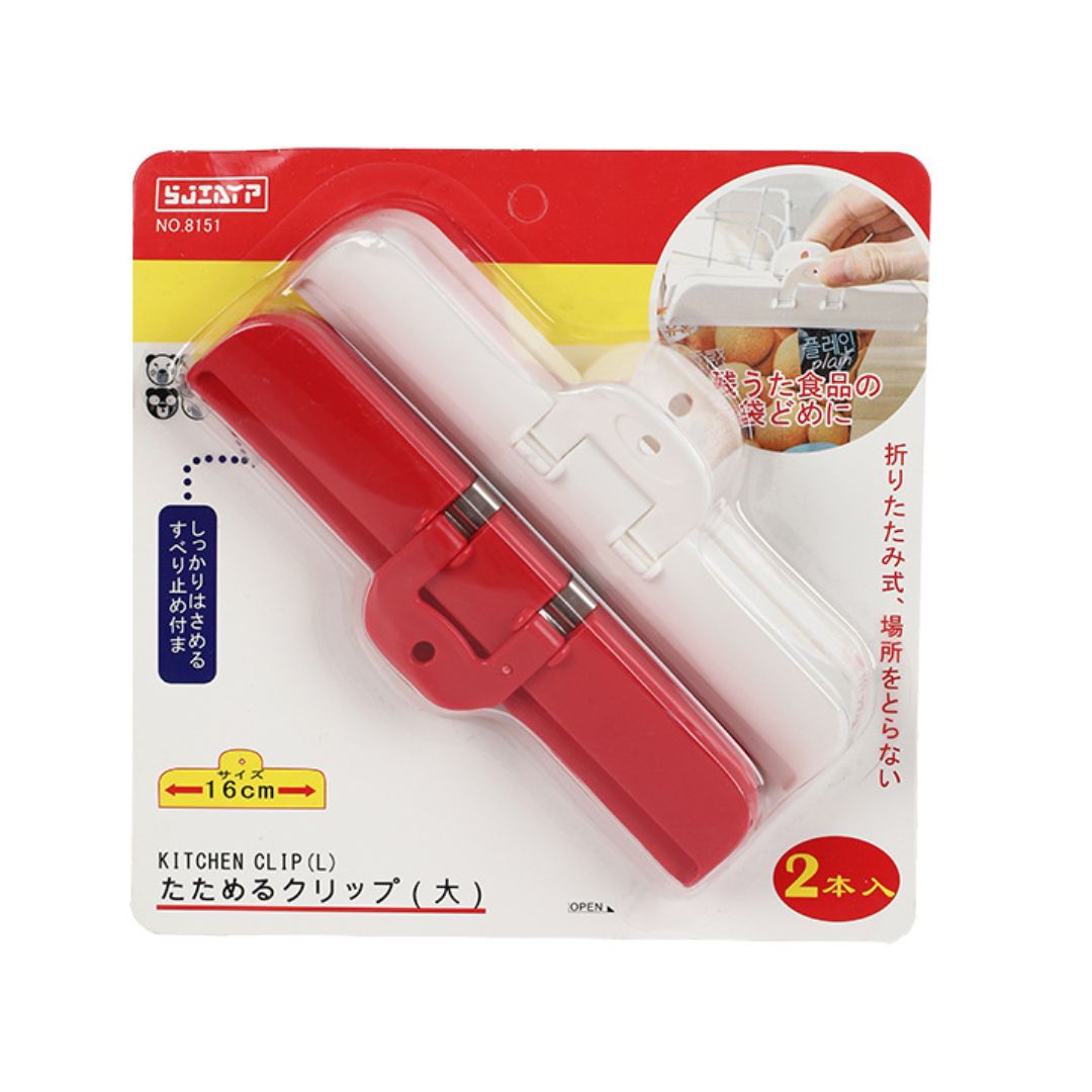 ที่หนีบถุงอเนกประสงค์ไซด์ กว้าง 16 cm (L) คละสี เลือกสีไม่ได้ 1610-378