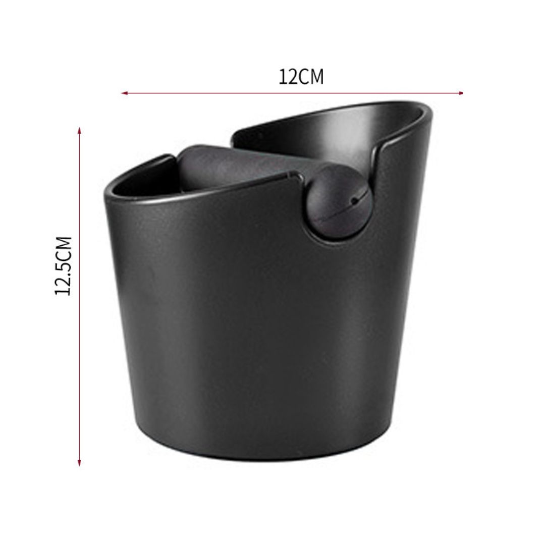ที่เคาะกากกาแฟ ABS แบบปากเปิดมินิ สูง 12.5 ซม. สีดำ รหัส 2436