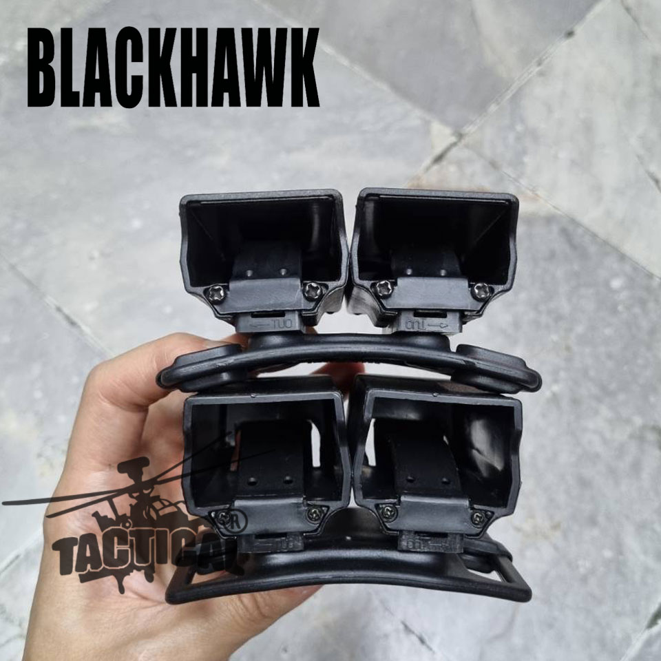 ซองแม็กคู่ Blackhawk (เหน็บ/สอด) .45 แถวเดี่ยว / 9มม.แถวคู่