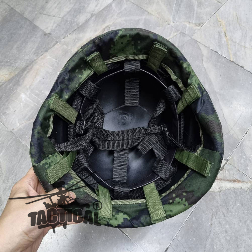 ผ้าคลุมหมวกคอบร้า มีสายรัดแว่น ช่องใส่แผนที่