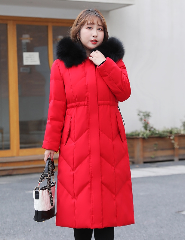 2324-0079 โค้ทยาวไซส์ใหญ่ ขนเป็ด เฟอร์ถอดได้ มีหลายสีนะคะ