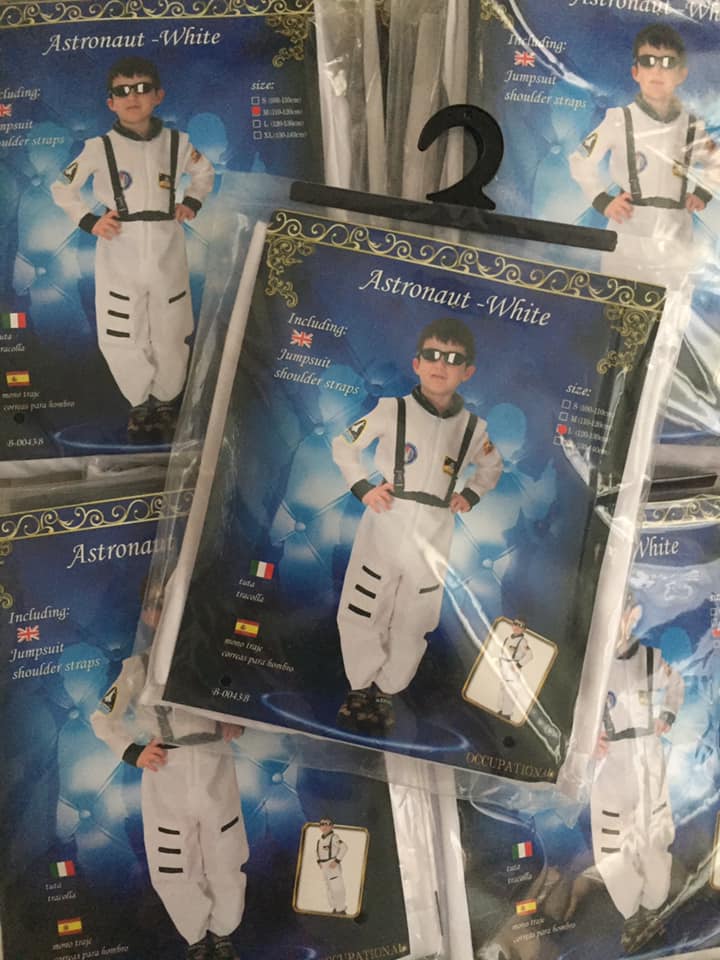 ชุดนักบินอวกาศสุดเท่ห์ชุดอาชีพในฝันสำหรับเด็กสินค้าพร้อมส่ง!