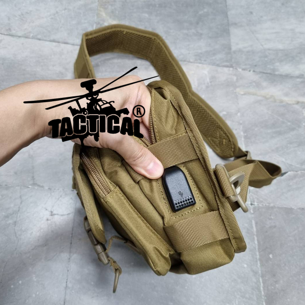 กระเป๋าคาด อก USB