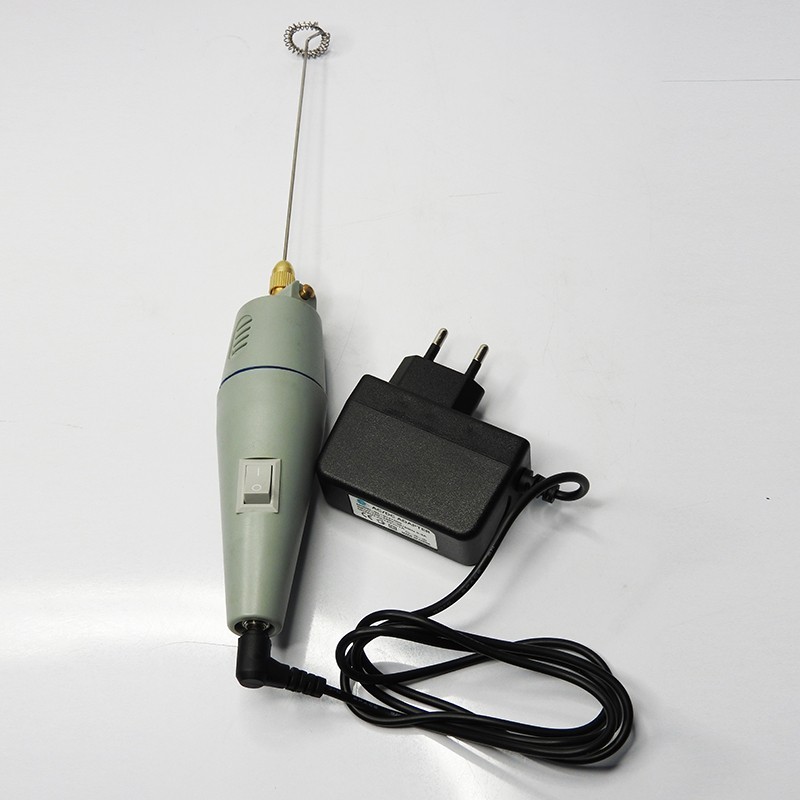 เครื่องตีฟองนมไฟฟ้า ด้ามสีเทา 12V. 10000RPM รหัส 1610-601