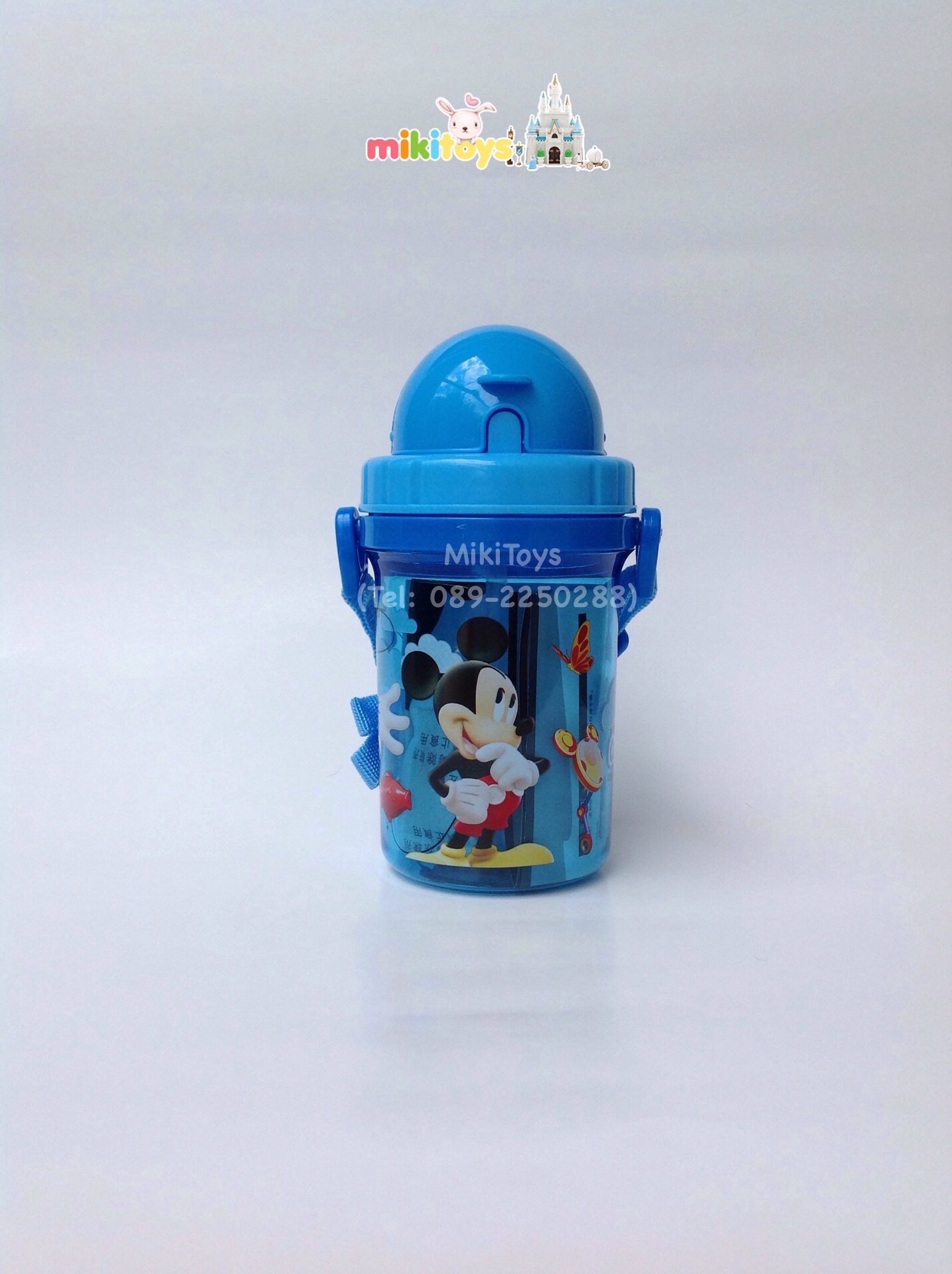 กระติกน้ำมิกกี้เมาส์ Mickey Mouse #Club house ฝาเปิดเลื่อน(*ฟรีค่าจัดส่ง)