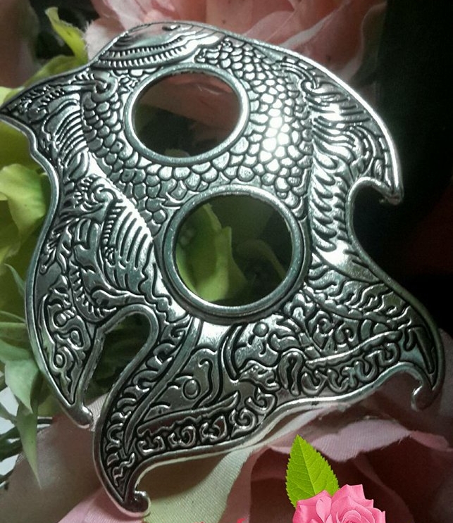 หัวรัดซิ่นแบบหนา โลหะตอกลาย Aluminum Buckle Engraved