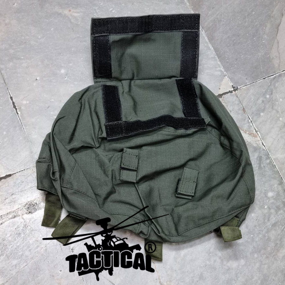 ผ้าคลุมหมวกคอบร้า มีสายรัดแว่น ช่องใส่แผนที่